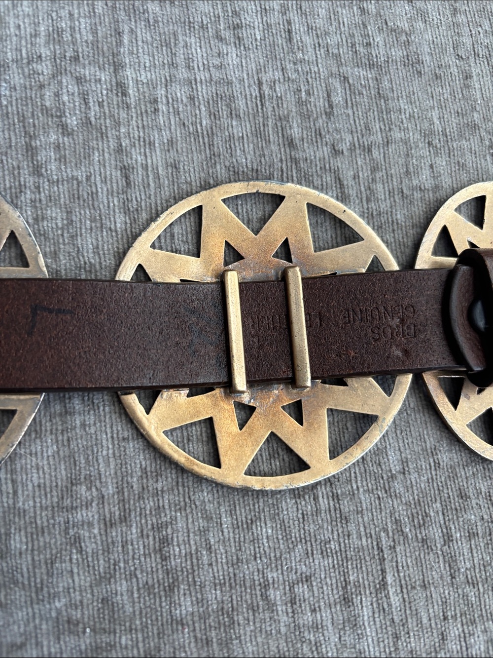 3-D (Ranch) Concho Belt - Picture 11 of 14